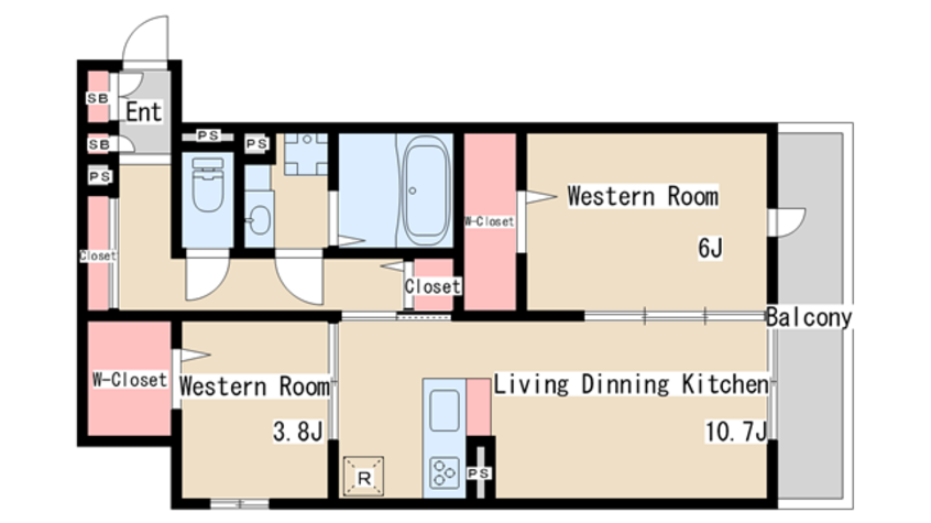 間取図 Ｐｒｅｍｉｅｒｅ　ＳＡＫＵＲＡ