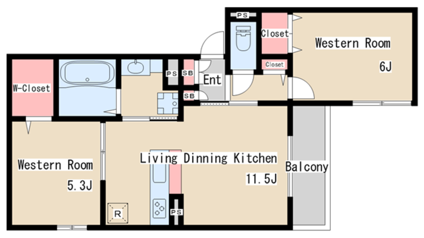 間取図 Ｐｒｅｍｉｅｒｅ　ＳＡＫＵＲＡ