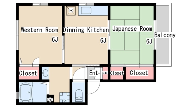 間取り図 須磨天神ハイツ