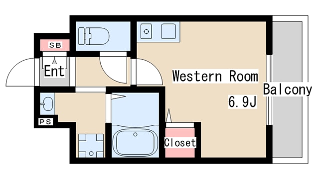間取り図 ヴューテラス須磨
