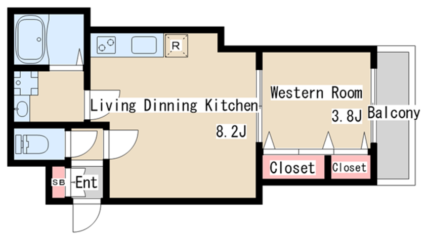 間取図 ＮＥＴ－Ｋ妙法寺