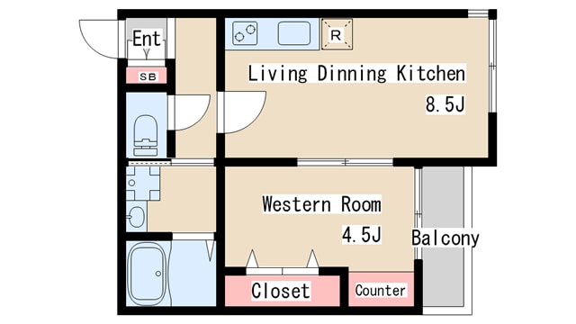 間取り図 ＮＥＴ－Ｋ妙法寺