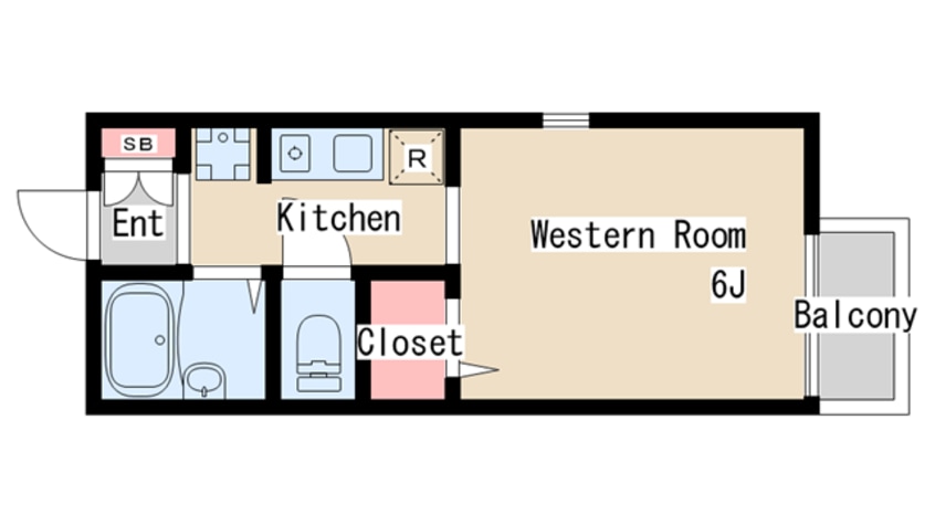 間取図 クレベール萩