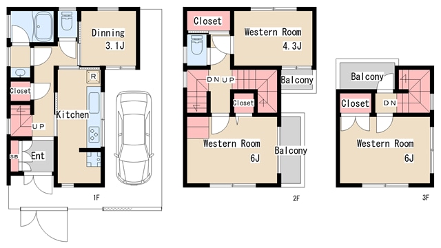 間取り図 行幸町２丁目貸家