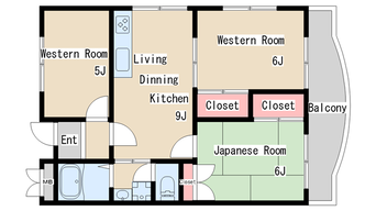 間取図 落合ハイツＡ棟