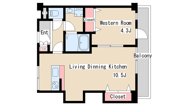 間取り図 アロハ名谷