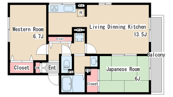 間取図 サニーガーデン須磨