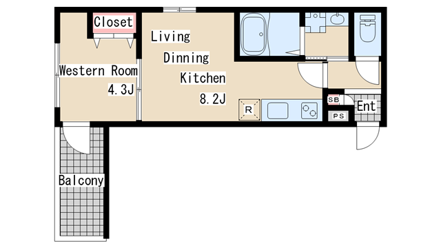 間取り図 ＡＬＥＧＲＩＡ長田蓮宮通