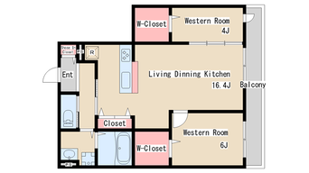 間取図 ＡＱＵＩＬＡ須磨海浜公園
