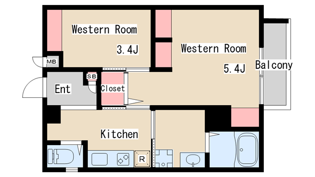 間取り図 エヌエムキャラントドゥ
