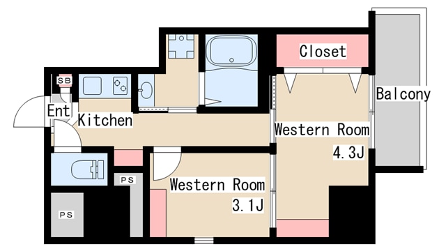 間取り図 エヌエムスワサントアン