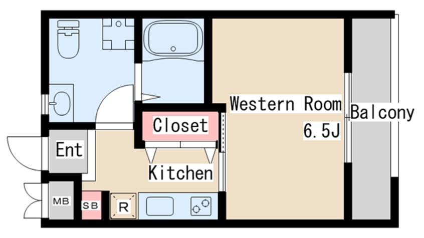 間取図 パロス須磨戸政町