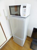 ２ドア冷蔵庫＆電子レンジ付 パールエッグクノキ
