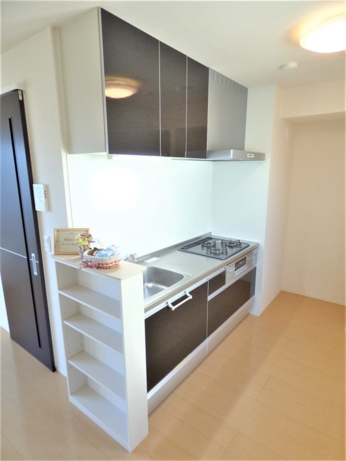 ３口ガスシステムキッチン キャム月見山Ⅱ