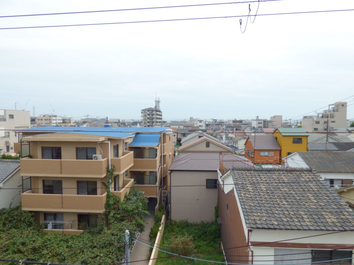 少し海が見えます 丸吉マンション
