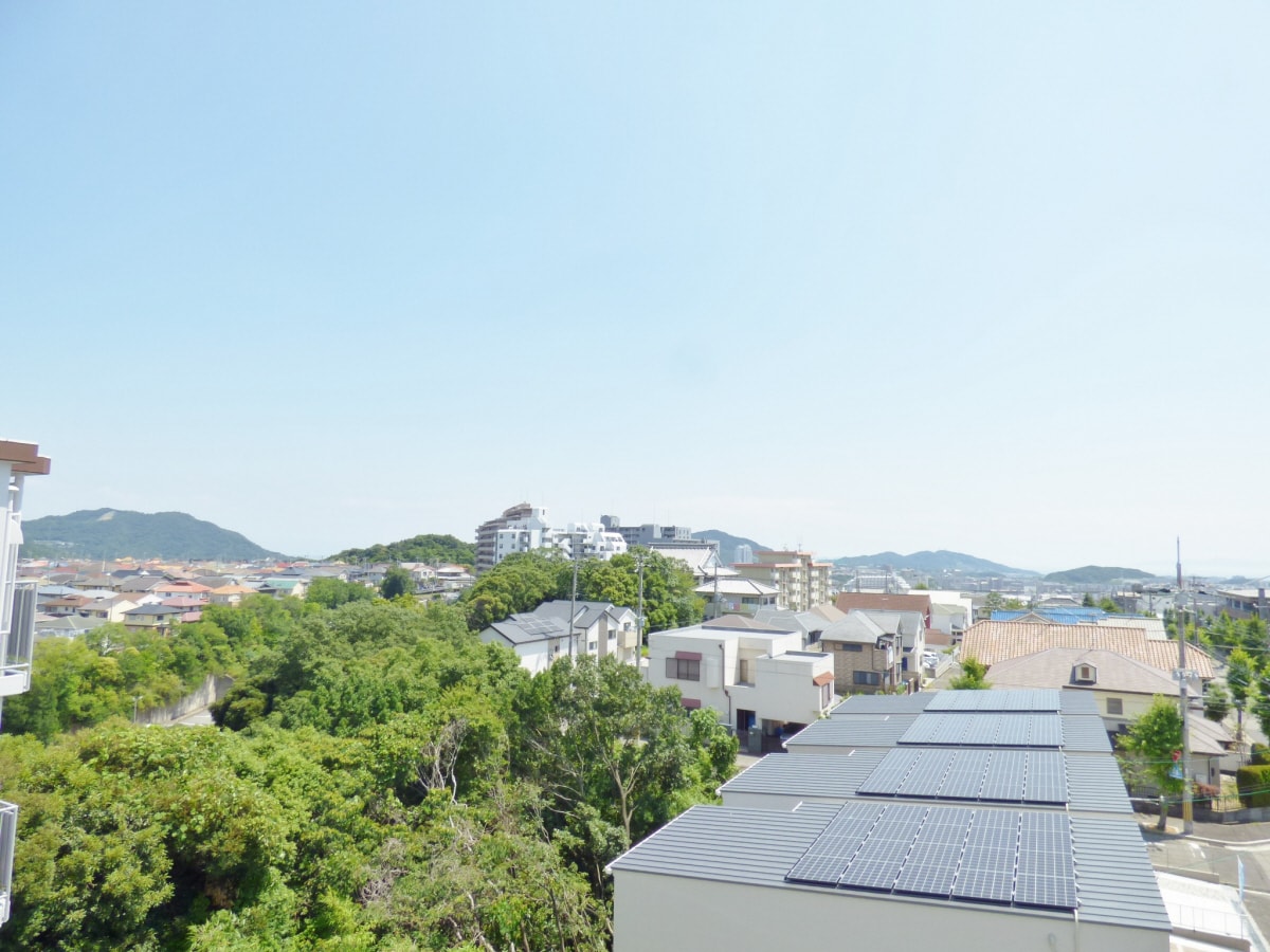 海まで見えます グリーンヒル白川