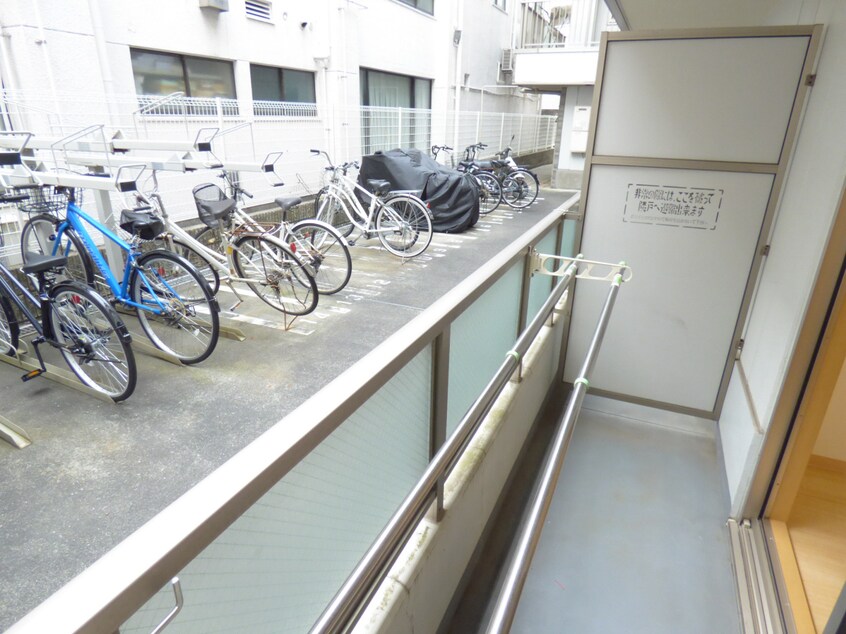 明るいバルコニー クレアドル須磨