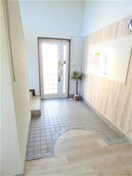 オートロック完備のエントランス アメニティハイツ須磨寺