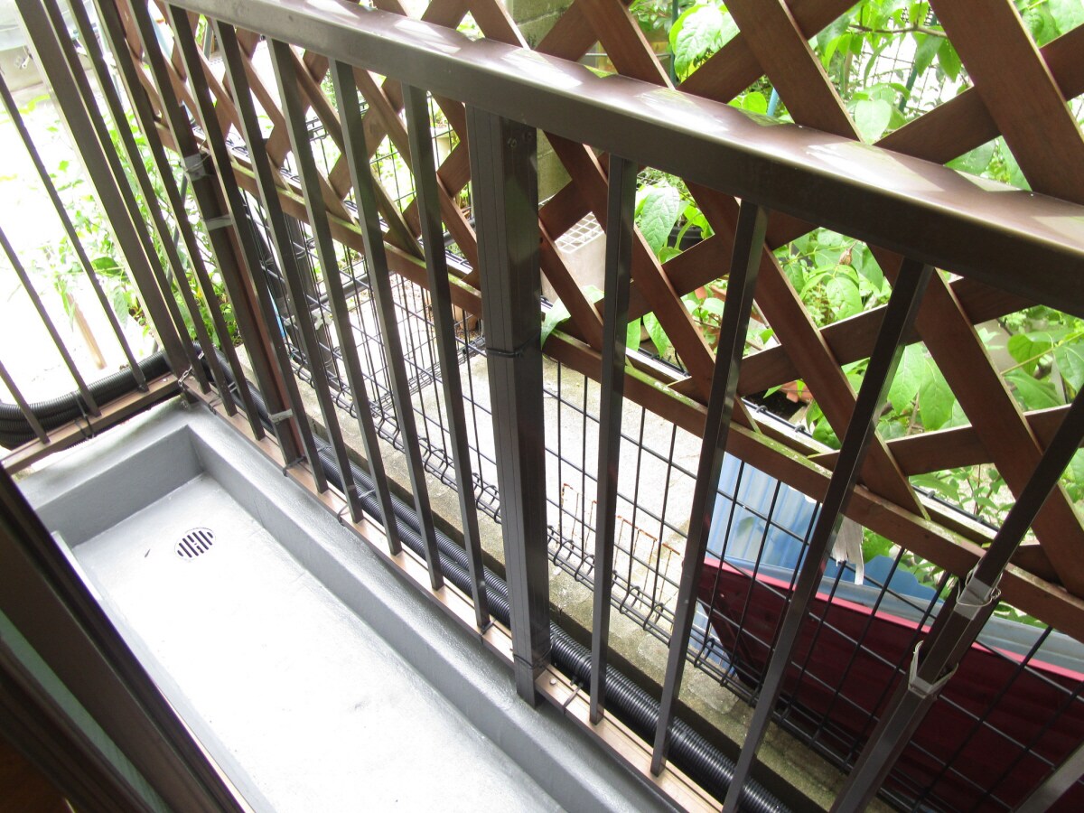 明るいバルコニー ニシオカマンション