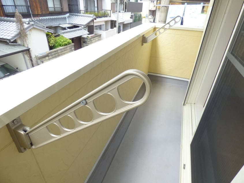 明るいバルコニー クレアメゾン須磨養老町