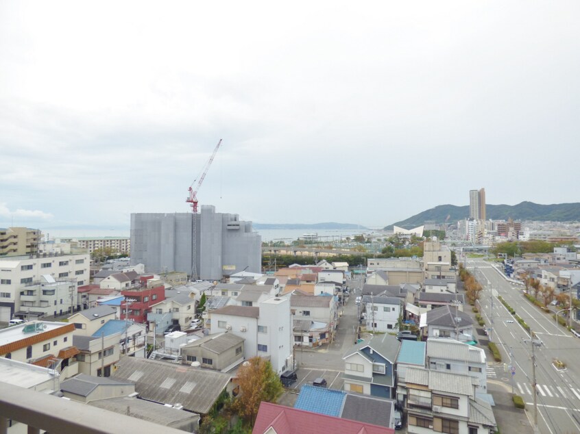 明石海峡も見える眺望 ワコーレ須磨マリンパーク