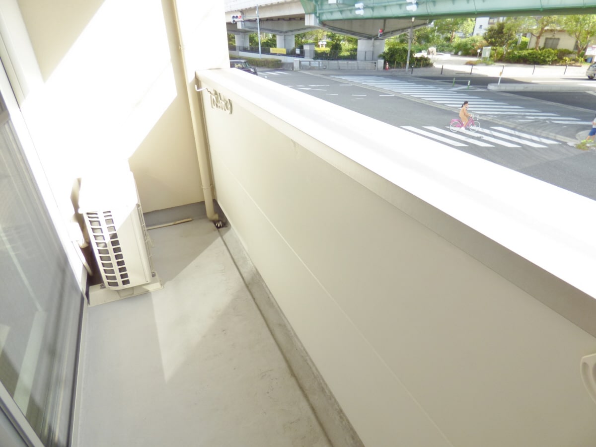 南西向きバルコニーで日当たり良好 パロス須磨戸政町