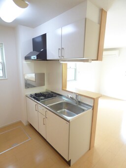 ２口ガスカウンターシステムキッチン