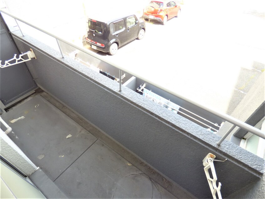 明るいバルコニー 桂尾山サンハイツ