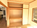 壁一面ある広々とした押入 ラヴィール須磨