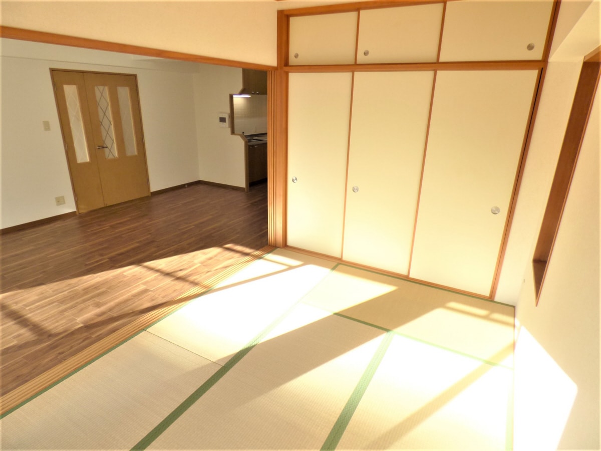 明るい和室 ラヴィール須磨