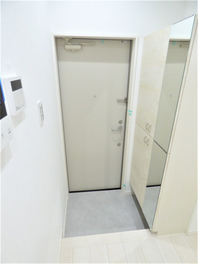 玄関ダブルロック ワコーレヴィアーノ須磨行幸町