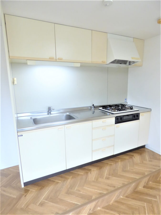 ３口ガスシステムキッチン グリーンハイツ妙法寺Ｂ棟