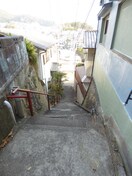 階段がすごいです 山下荘