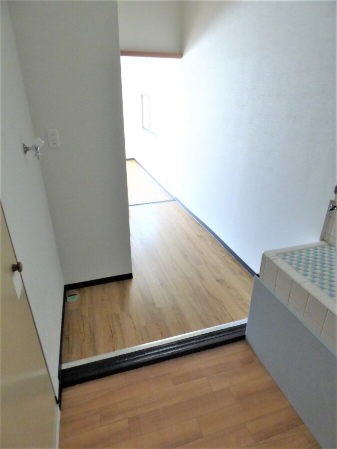 少し広めの廊下 山下荘