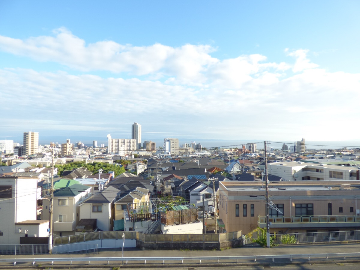 須磨の海まで一望できます 須磨離宮ハイツ