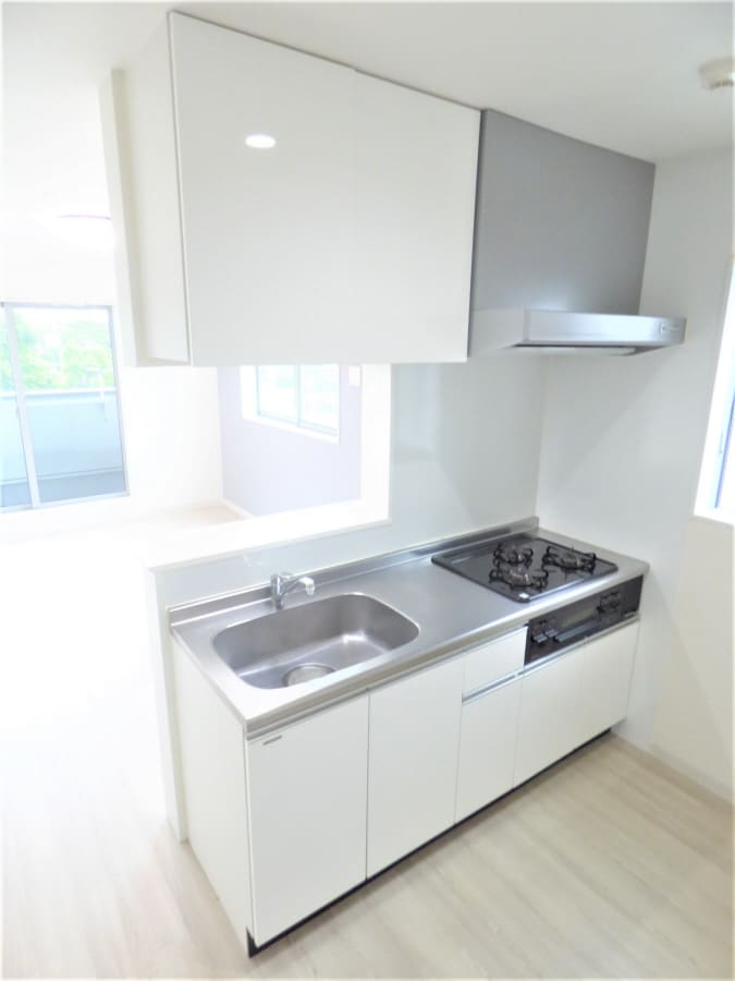 ３口ガスシステムキッチン ワコーレヴィータ神戸山手ＷＥＳＴ