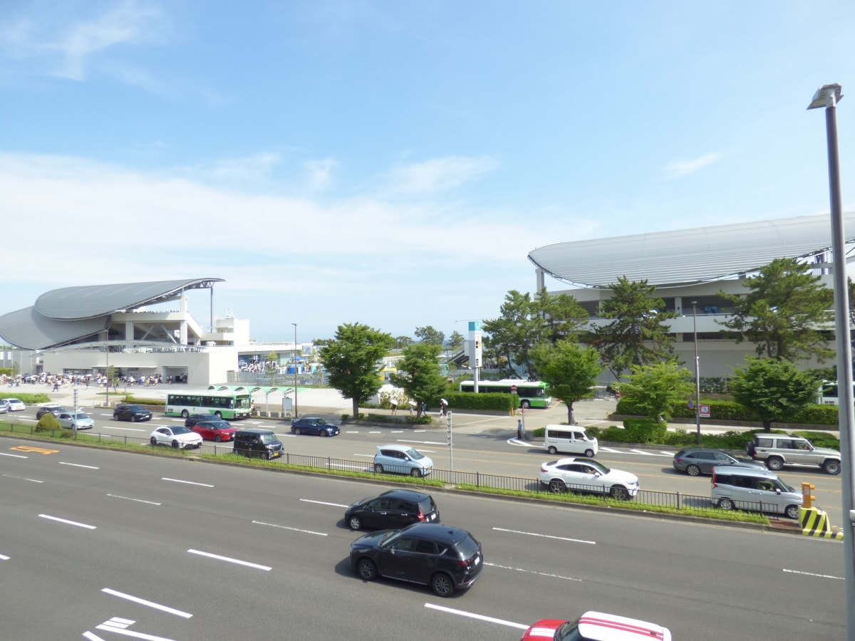 南向きバルコニーで須磨シーワールド一望 クレアドル須磨Ⅱ