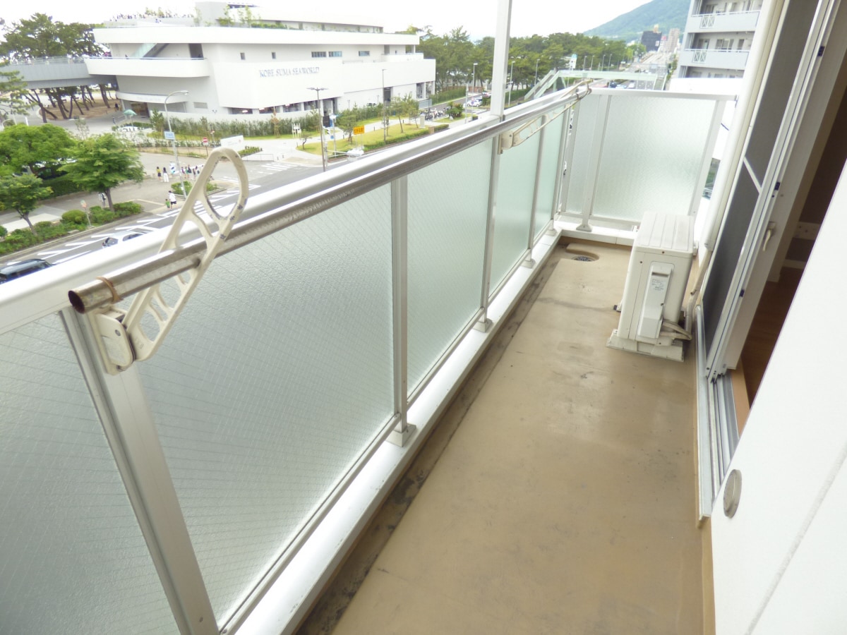 南向きバルコニーで日当たり良好 クレアドル須磨Ⅱ