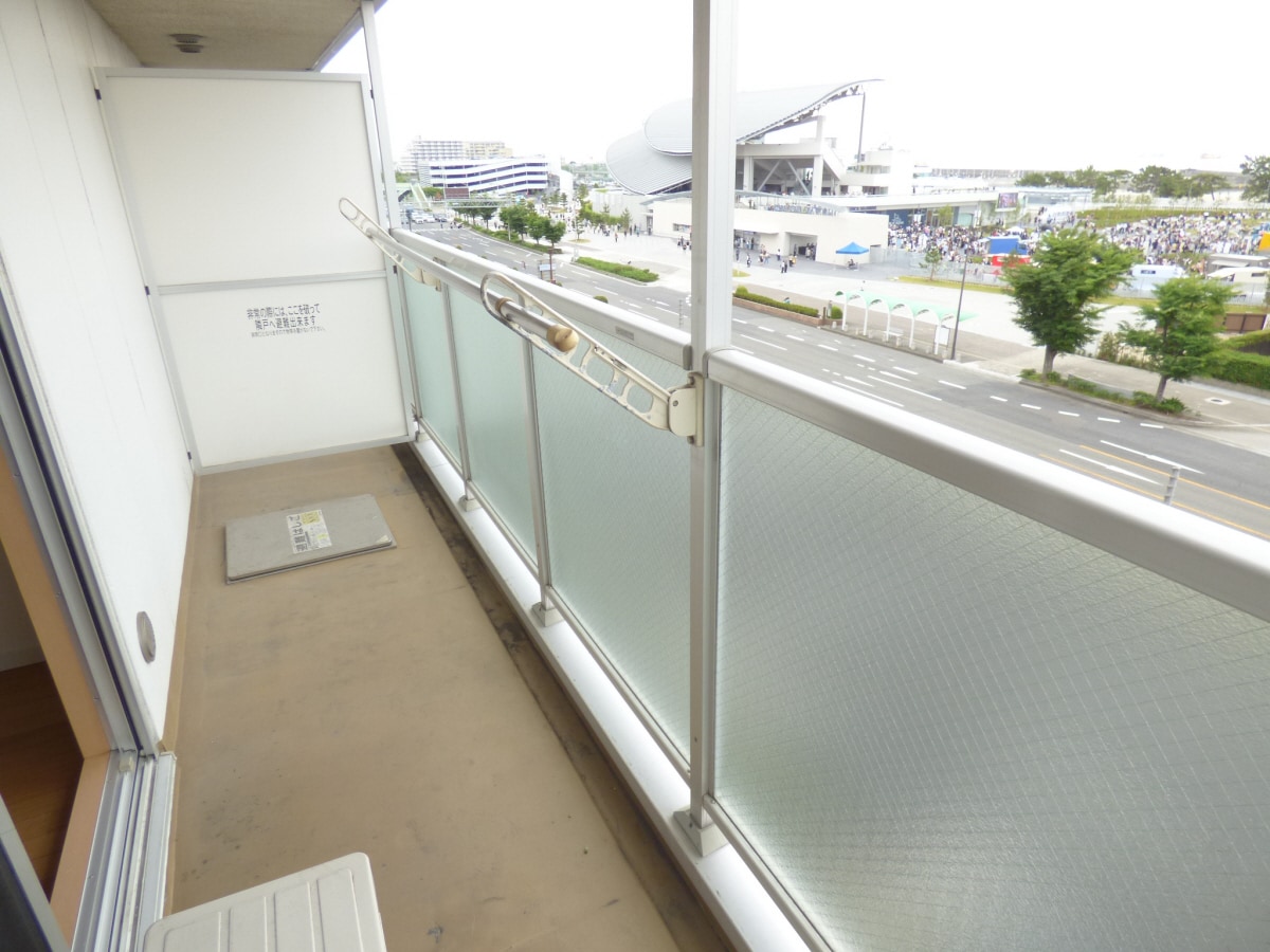 須磨シーワールドが一望できるバルコニー クレアドル須磨Ⅱ