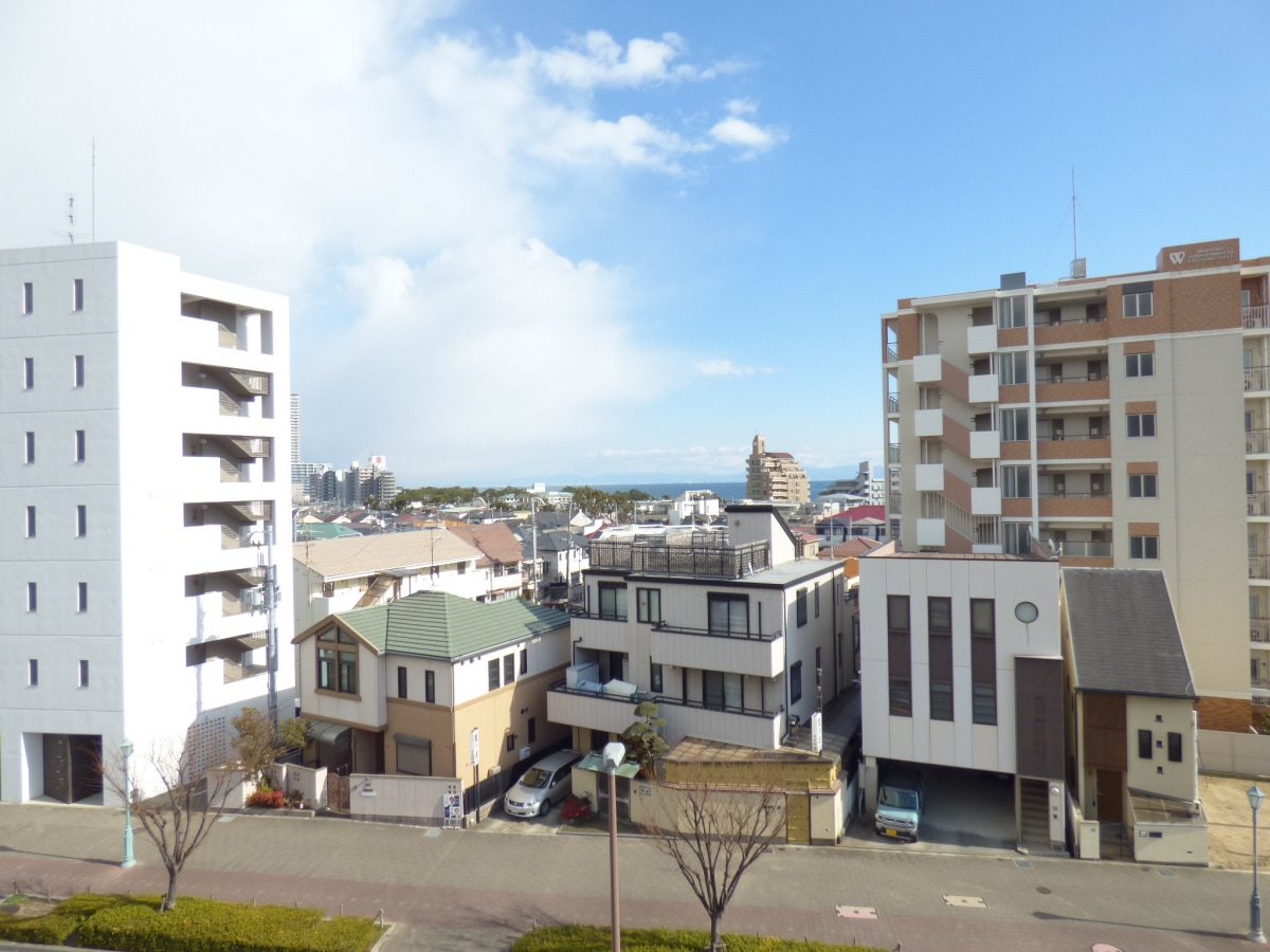 須磨の海まで見えます ティエスビル須磨