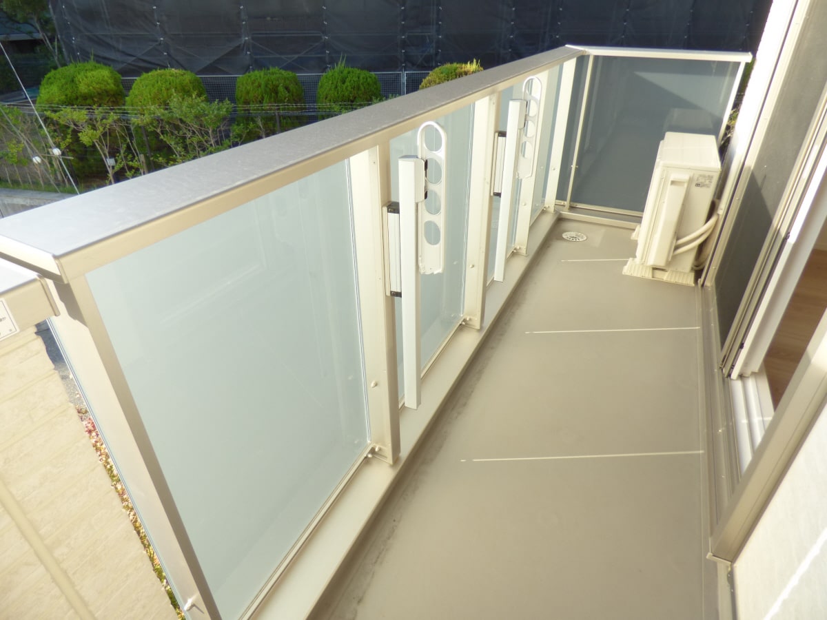 南西向きバルコニーで日当たり良好 ルミエＤ・高倉