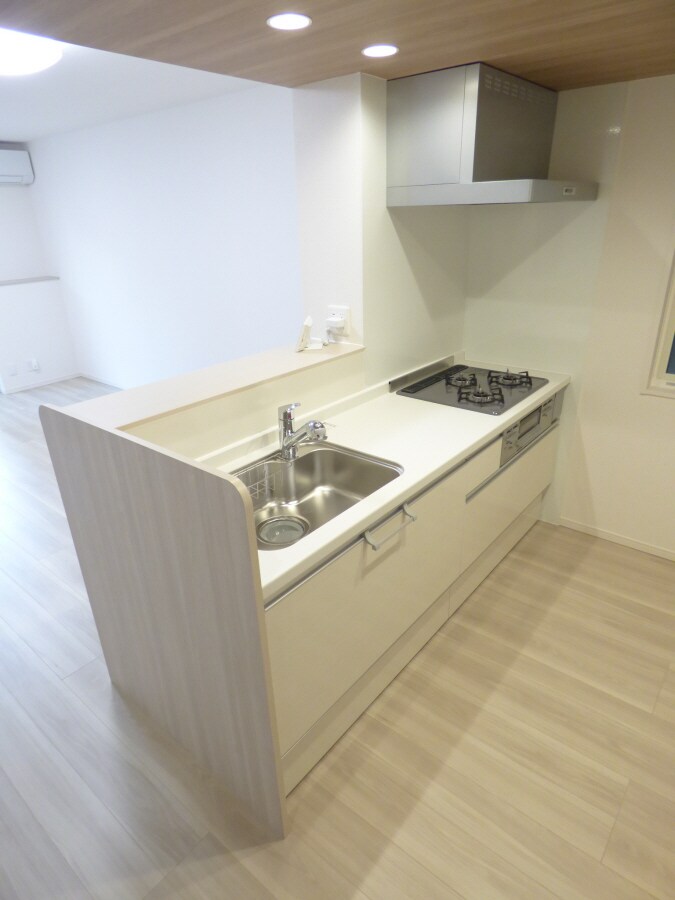 ３口ガスカウンターシステムキッチン ＬａＭａｉｓｏｎ大池町