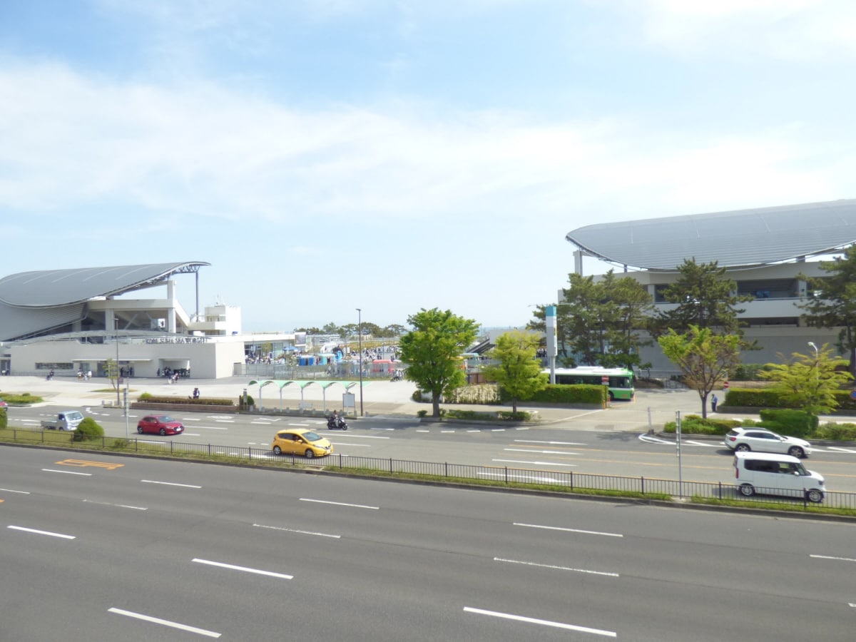 南向きバルコニーで須磨シーワールド一望 クレアドル須磨Ⅱ
