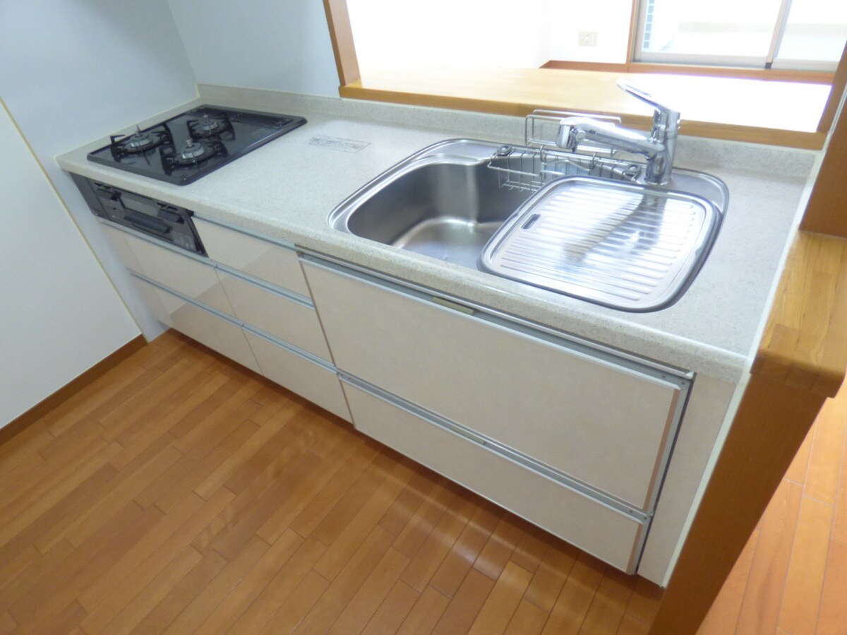 ３口ガスカウンターシステムキッチン プレステージ明石魚住アルカンシェル